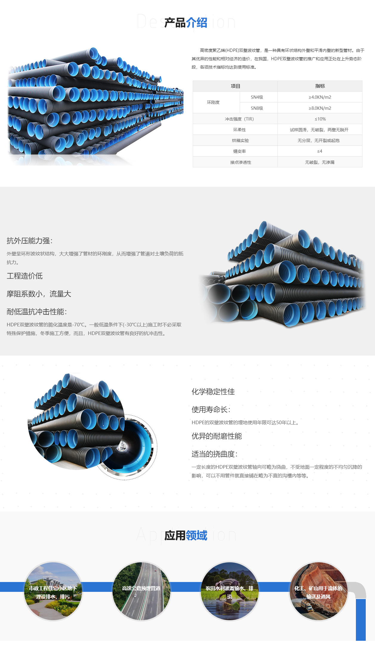 云南希鋮環(huán)?？萍加邢薰綡DPE雙壁波紋管